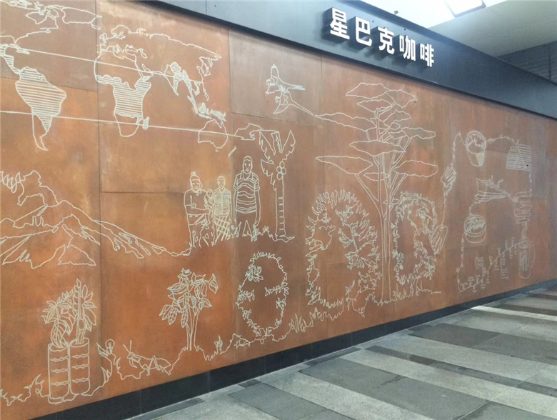 阳明耐候钢幕墙